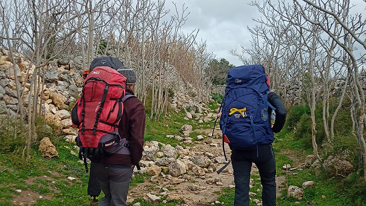 Strade Maestre lungo la Via Peuceta